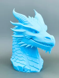 Dragon head table shelf decor