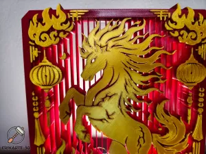 🐎🔥 Year of the Fire Horse String Art – Lunar New Year 2026
