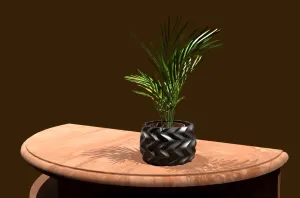Geometrically shaped vase