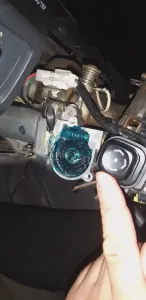 Electric steering column gear (Lexus LS400, Toyota Crown).