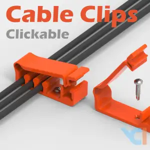 Cable Clips Collection - Clickable