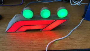 F1 Lamp with bulbs
