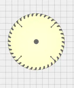 Saw Blade Coaster