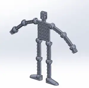 ROBOT ARTICULATE BRICKS COMPATIBLE