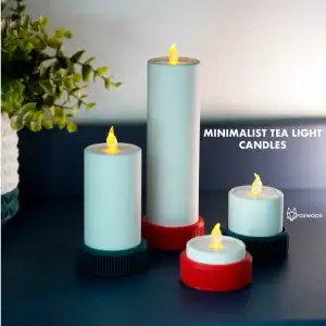 Minimalist Tea Light Candles