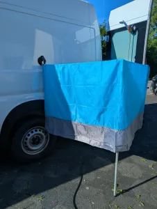 🚐DIY Vanlife Outdoor Shower Enclosure Ducato Boxer Jumper🚿