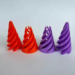 Fidget cone spiral