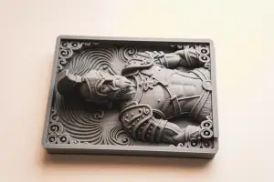 Ares God of War - Unified Bas Relief Art