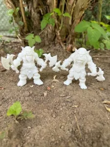 Orc, Troll with axes in each hand