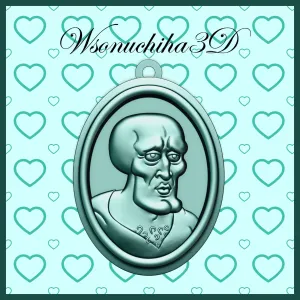 Handsome Squidward / Spongebob Squarepants - Keychain