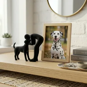 Man Kissing Dog on The Nose - Pet Lover Emotional Pet Owner