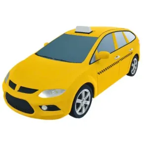 Taxi Cab Car 3D Model STL Printable
