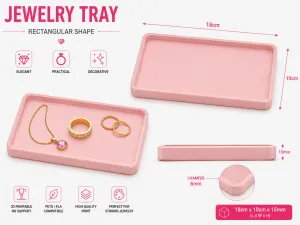 Rectangular Jewelry Tray – 180 × 100 × 15 mm