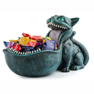 Cat-shaped trinket holder / Cheshire-style candy dish
