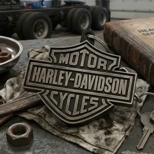 Harley-Davidson Logo Keychain – Single Color