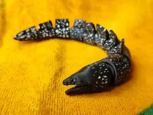 Moray Eel, Articulated, Print-in-place