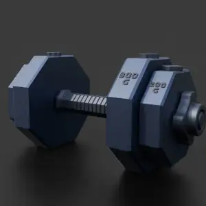 Printable Dumbbell