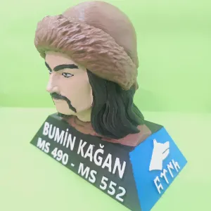 Göktürk Hakanı Bumin Kağan Büstü