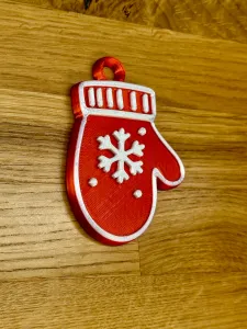 Christmas glove decor-decor