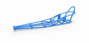 Frame of old school Front engine dragster Scale 1:25