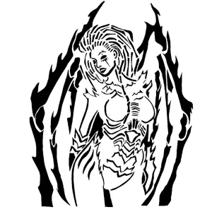 Sc Sarah Kerrigan stencil