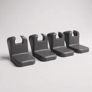 Toyota Hilux 2010 driver and passenger seat rail finishing