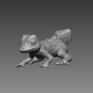 Tree Frog Crystal Back