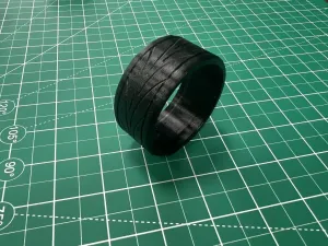 Tire with tread 60х27mm