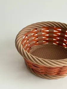 Wicker candy basket