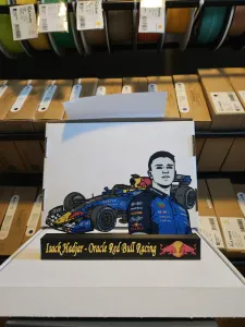 F1 - Isack Hadjar oracle red bull Racing f1 display
