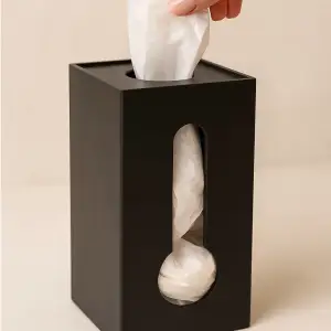 Box for plastic bags KEY- MOKA Design