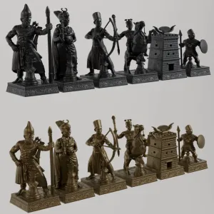 Historical Chess – Nubian Kingdom of Kush – Pharaoh Taharqa