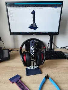 PlayStation Gaming Headphone Stand (3D Printable)