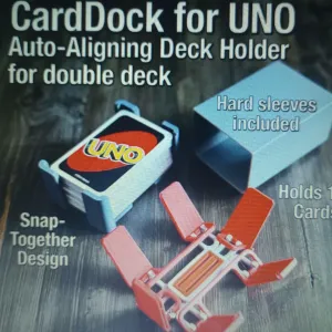 uno card dock and storage box