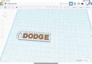 Dodge keychain