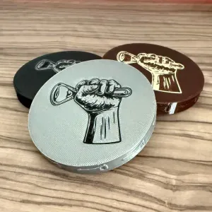 Porta copo + Abridor de garrafa