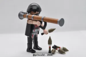 Bazooka and Projectiles - Playmobil Compatible