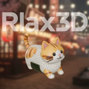 Onigiri Sushi Cat