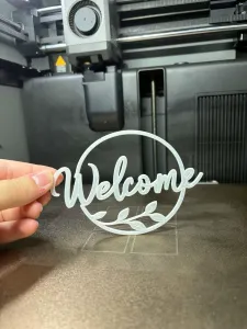 Welcome Wall Art-Modern Wall Decor