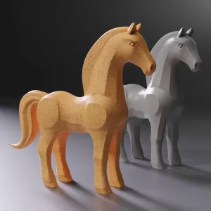 DIY art toy - Horse - print and paint