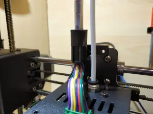 Anycubic i3 mega - sostegno cablaggio estrusore