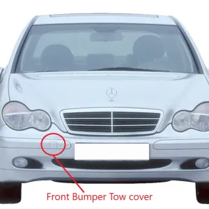Mercedes W203 C-Class (2001-2007) Front Bumper Tow Hook Cove