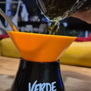 funnel yerba mate