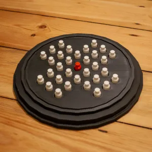 Peg Solitaire (also known as Marble Solitaire)