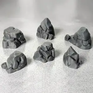 Miniature Boulders Terrain