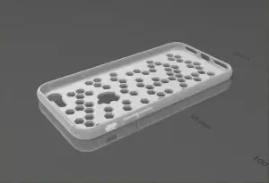 iPhone 8 case with hexagons
