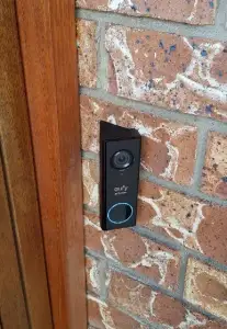 Eufy wired doorbell 45 degree mount