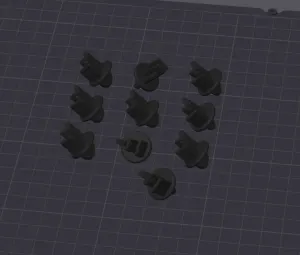 Replacement Clip for WD-Impex / Hamster Cage Shelf - 10-pack
