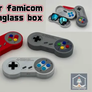 Retro gamer Super Nintendo sunglasses and storage box
