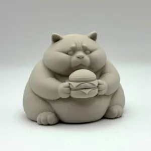Chonk Burger Cat